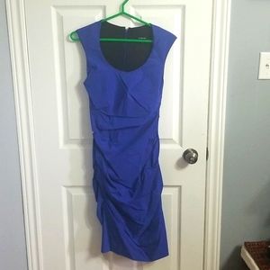 Le chateau pleated shift dress